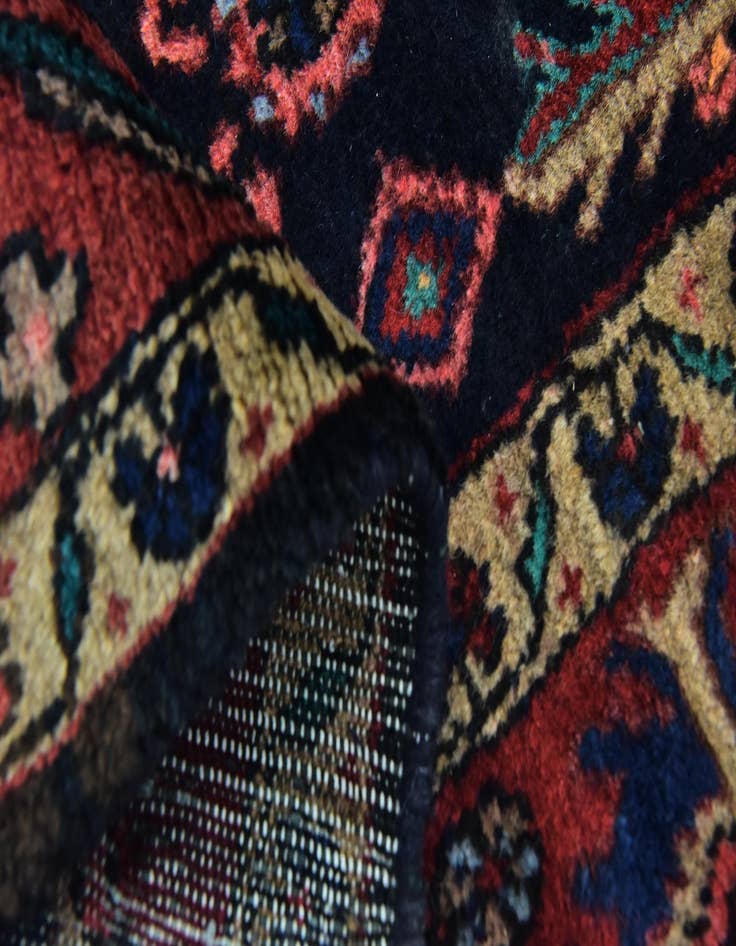 Detail image of 5' 2 x 10' 9  Hand Knotted Malayer Persian Wool Runner Rug