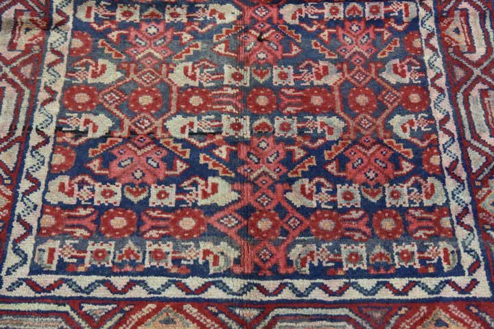3' 7 x 10' Hand Knotted Malayer Persian Wool Runner Rug