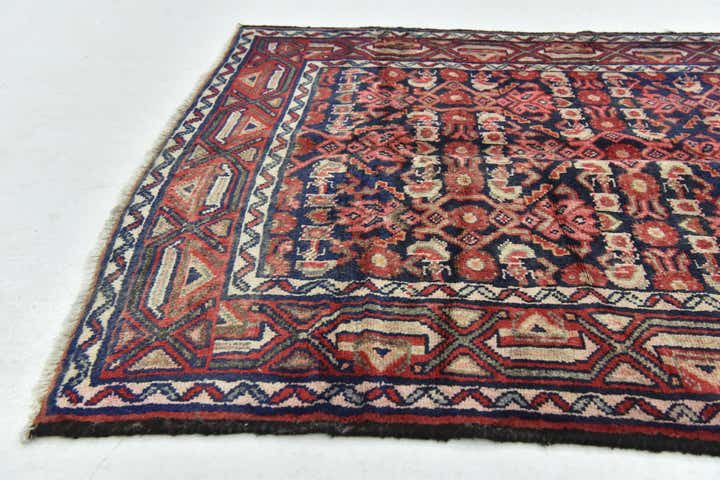 3' 7 x 10' Hand Knotted Malayer Persian Wool Runner Rug