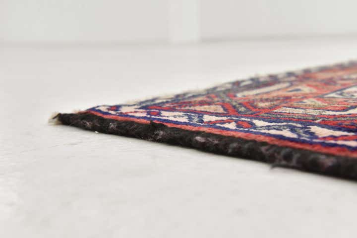 3' 7 x 10' Hand Knotted Malayer Persian Wool Runner Rug