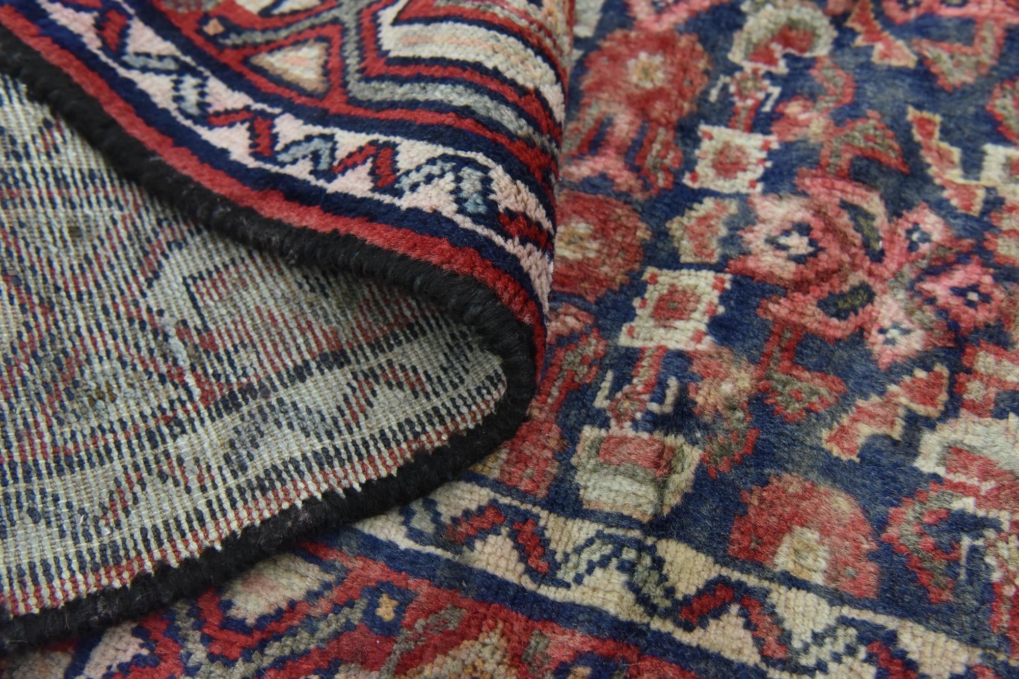 3' 7 x 10' Hand Knotted Malayer Persian Wool Runner Rug