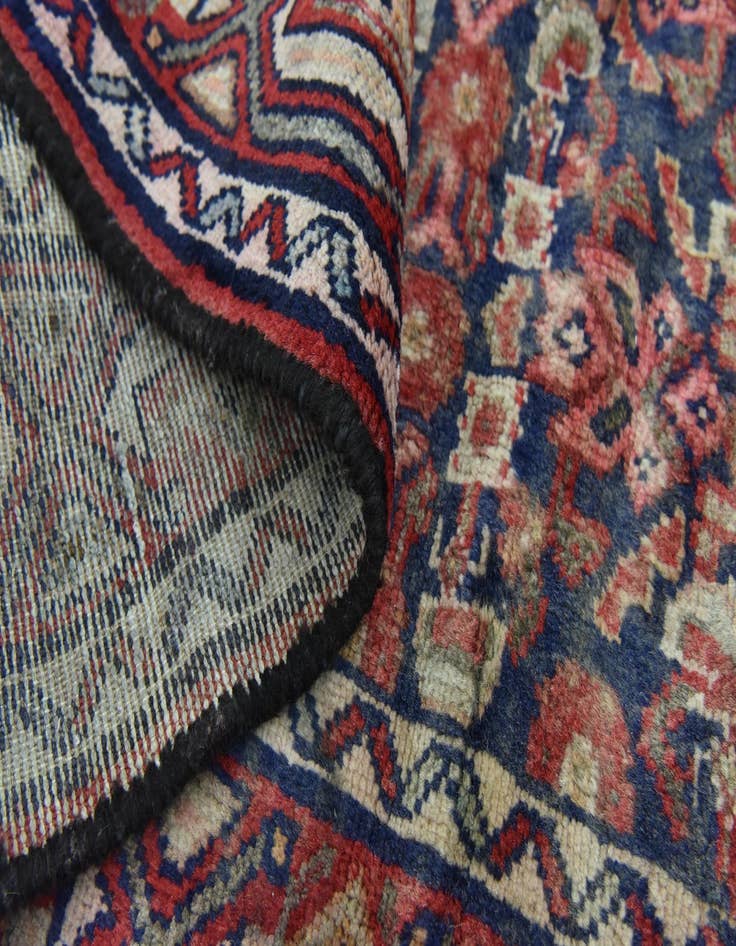 Detail image of 3' 7 x 10'  Hand Knotted Malayer Persian Wool Runner Rug