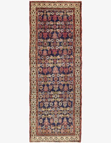 3' 5 x 9' 6 Hand Knotted Malayer Persian Wool Runner Rug