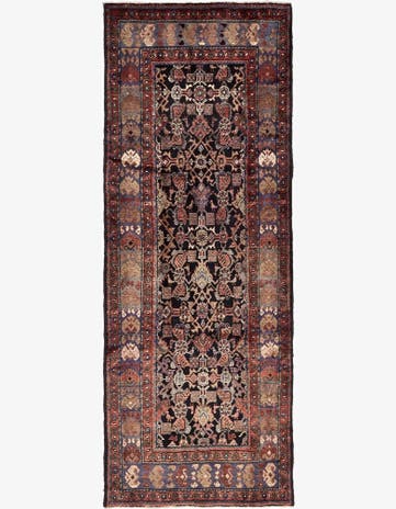 3' 9 x 10' 1 Hand Knotted Malayer Persian Wool Runner Rug
