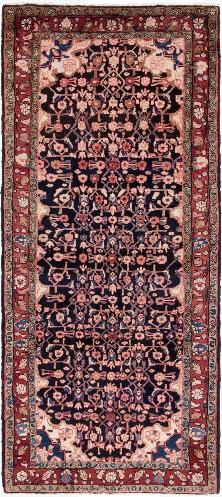 4' 7 x 10' 3 Malayer Wool Runner Rug