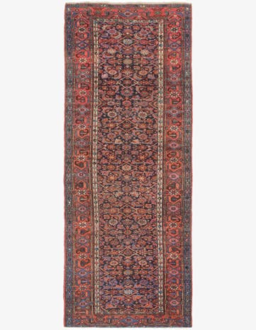 3' 10 x 10' 3 Hand Knotted Malayer Persian Wool Runner Rug