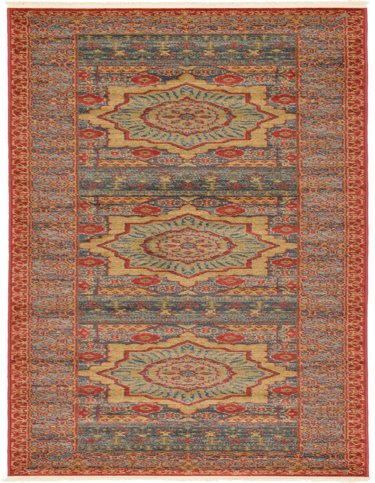 Detail image of 2' 7 x 10' Mamluk Runner Rug