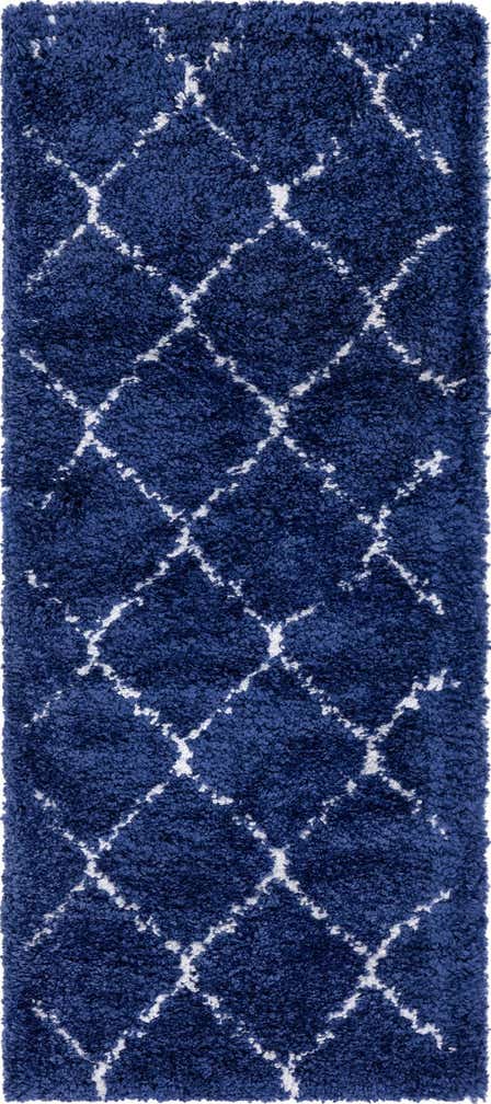 80cm x 185cm Marrakesh Shag Läufer Teppich
