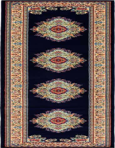3' x 16' 5 Mashad Design Runner Rug
