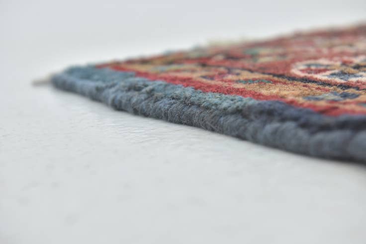 Detail image of 3' 3 x 8' 3 Hand Knotted Mehraban Persian Wool Runner Rug