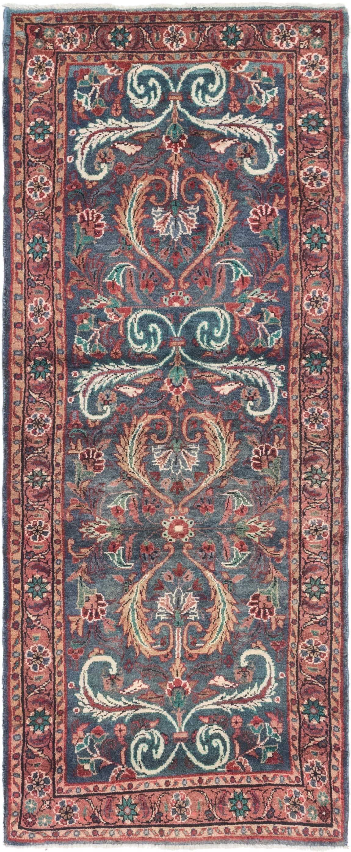 3' 3 x 8' 3 Hand Knotted Mehraban Persian Wool Runner Rug