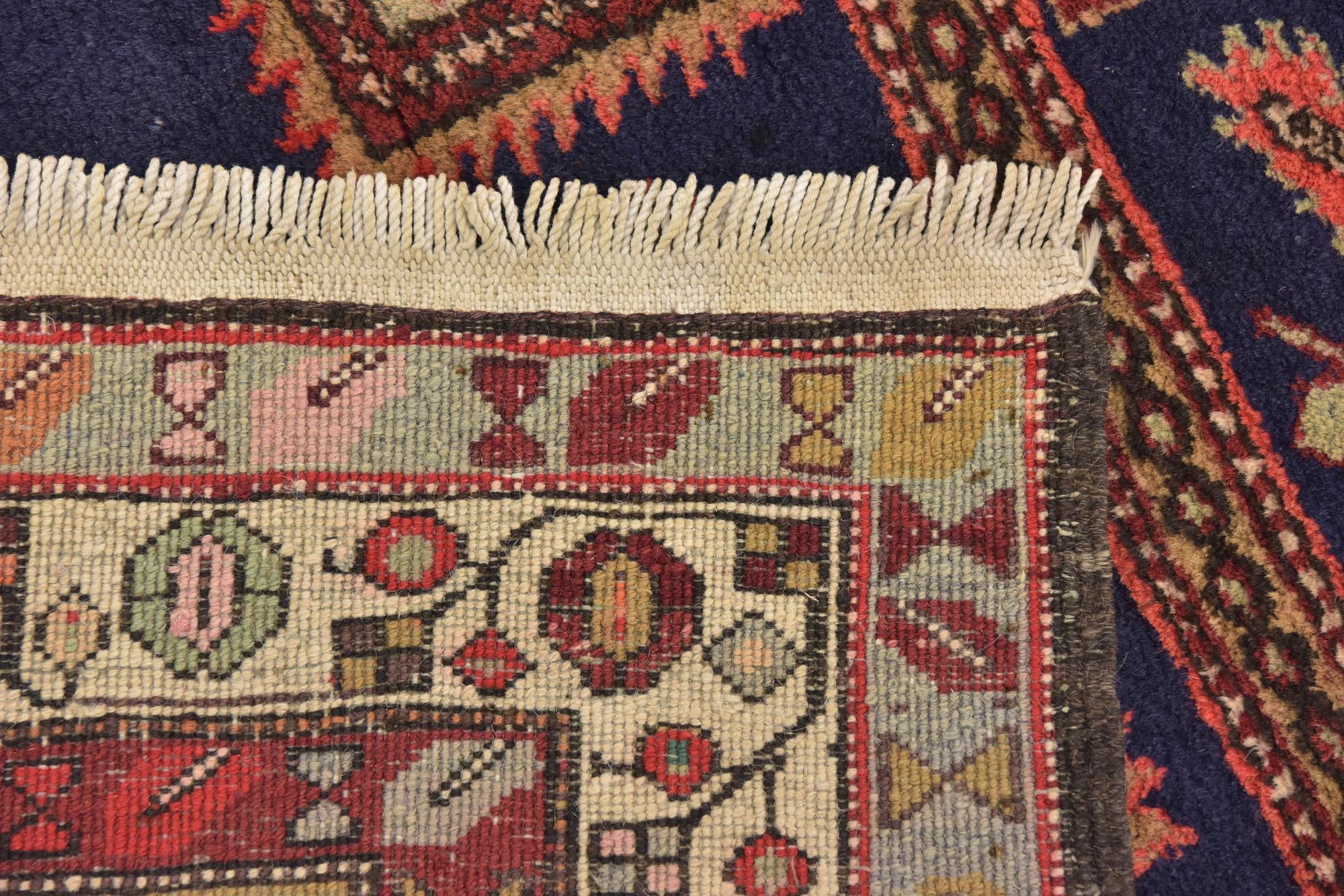 3' 8 x 11' Hand Knotted Meshkin Persian Wool Runner Rug