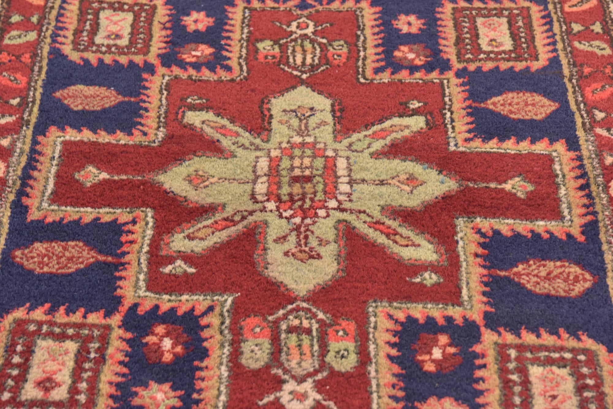 3' 8 x 11' Hand Knotted Meshkin Persian Wool Runner Rug