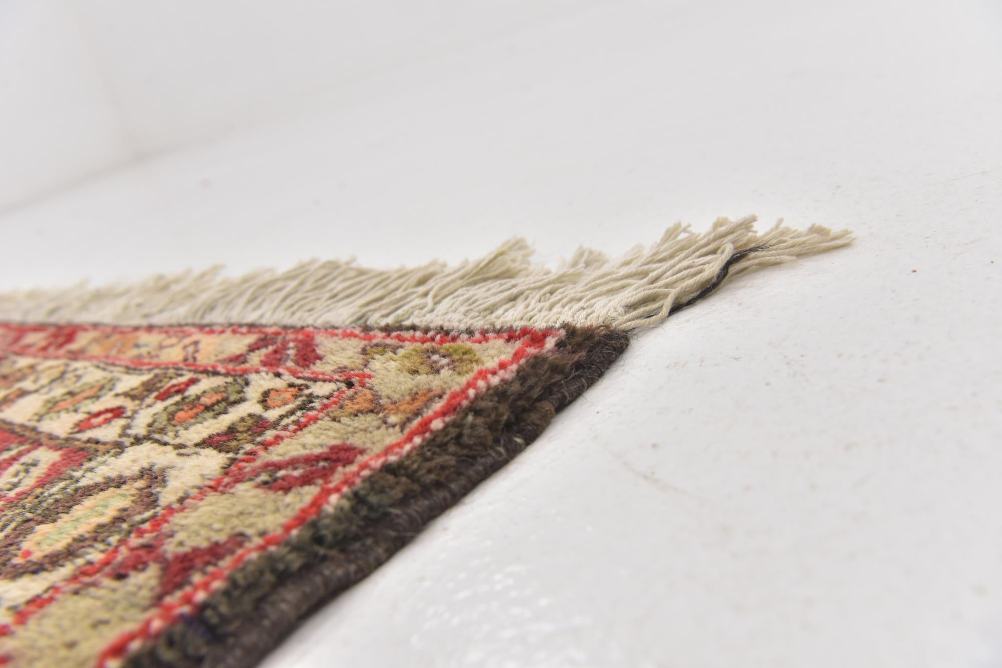 3' 8 x 11' Hand Knotted Meshkin Persian Wool Runner Rug