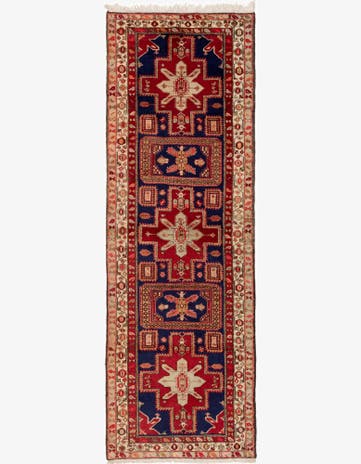 3' 8 x 11' Hand Knotted Meshkin Persian Wool Runner Rug