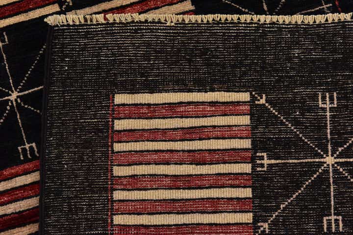 2' 6 x 9' 6 Hand Knotted Modern Ziegler Runner Rug