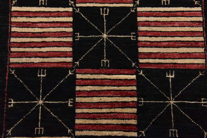 2' 6 x 9' 6 Hand Knotted Modern Ziegler Runner Rug