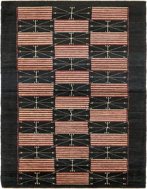 Detail image of 2' 6 x 9' 6 Hand Knotted Modern Ziegler Runner Rug