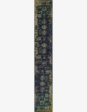 Navy Blue Monaco Runner Rug