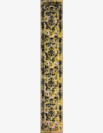 Navy Blue Monte Carlo Runner Rug