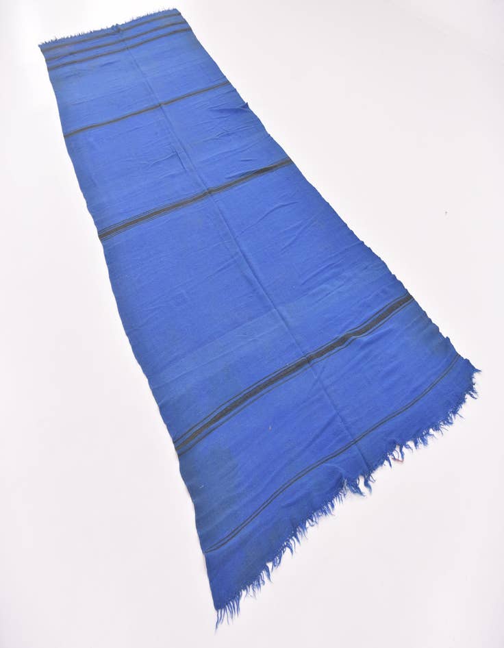 Detail image of 5' 5 x 14' 8  Hand Knotted Moroccan Oriental Wool Runner Rug