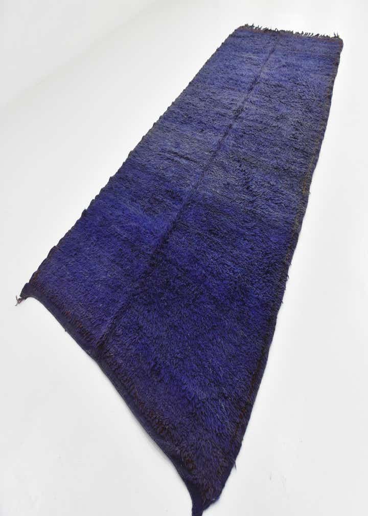 5' 9 x 13' 3 Hand Knotted Moroccan Wool Runner Rug