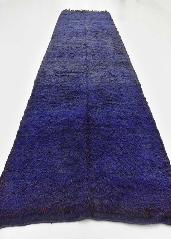 5' 9 x 13' 3 Hand Knotted Moroccan Wool Runner Rug