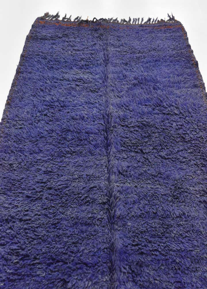 5' 9 x 13' 3 Hand Knotted Moroccan Wool Runner Rug