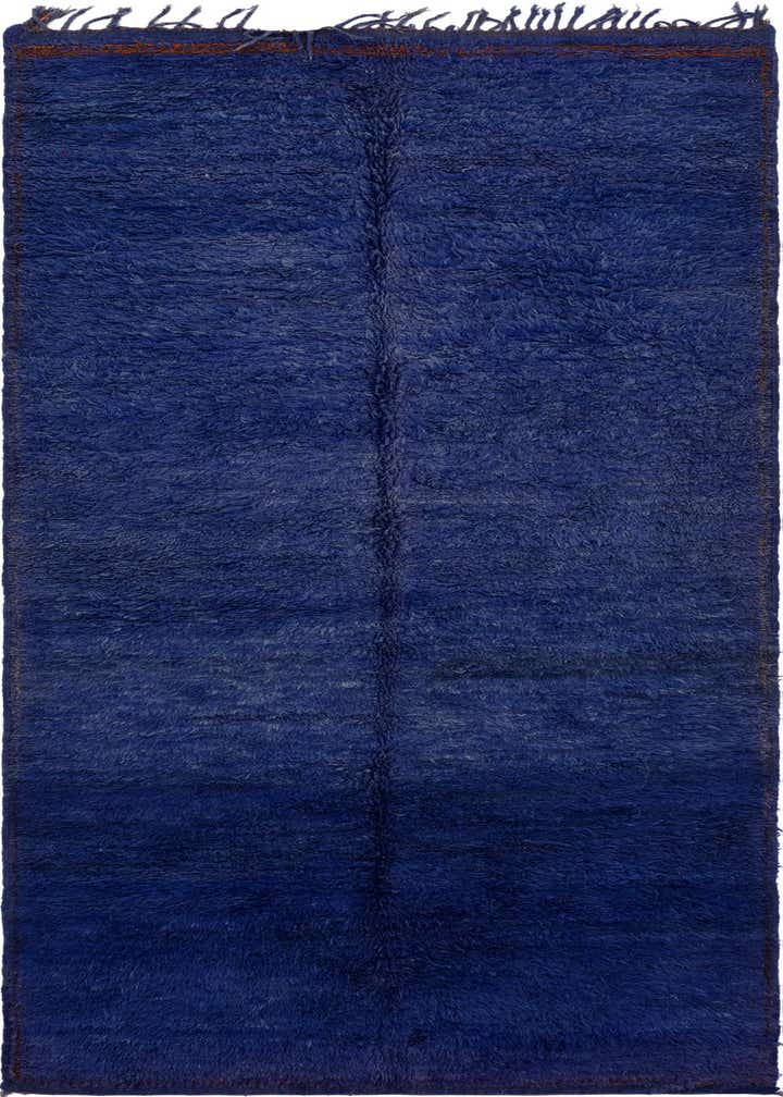 5' 9 x 13' 3 Hand Knotted Moroccan Wool Runner Rug