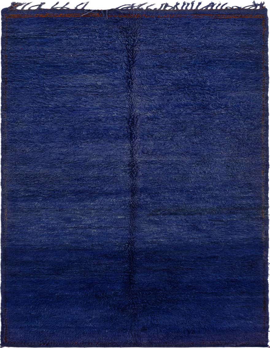 5' 9 x 13' 3 Hand Knotted Moroccan Wool Runner Rug