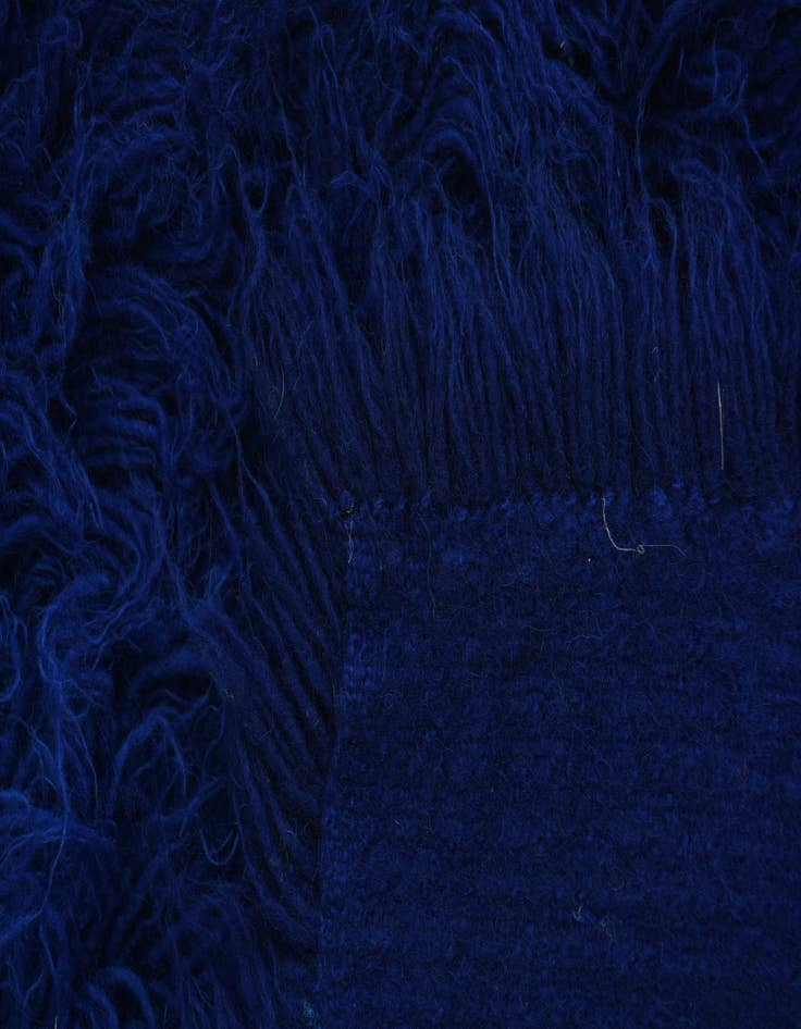 Detail image of 2' 5 x 10' 8 Hand Knotted Moroccan Wool Runner Rug