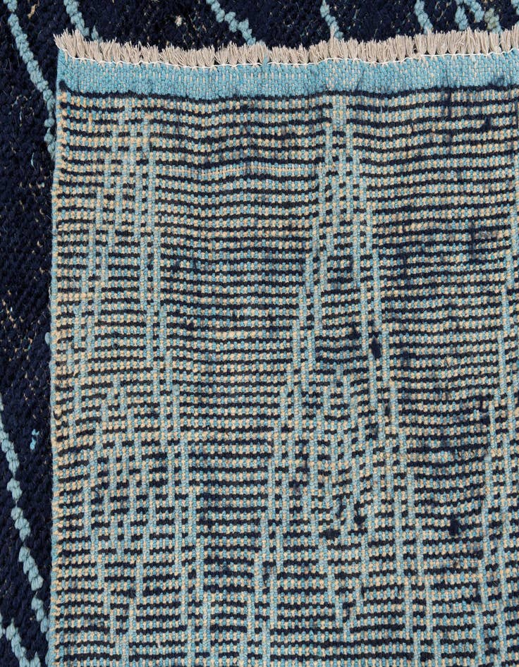 Detail image of 4' 4 x 15' 5  Hand Knotted Moroccan Wool Runner Rug