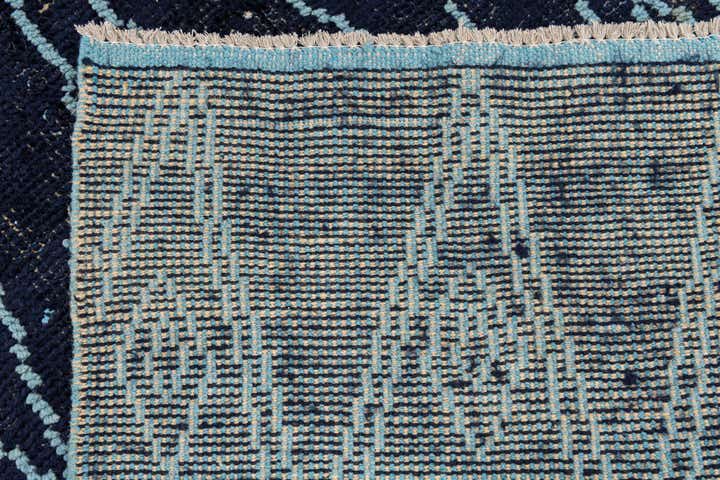 4' 4 x 15' 5 Hand Knotted Moroccan Wool Runner Rug