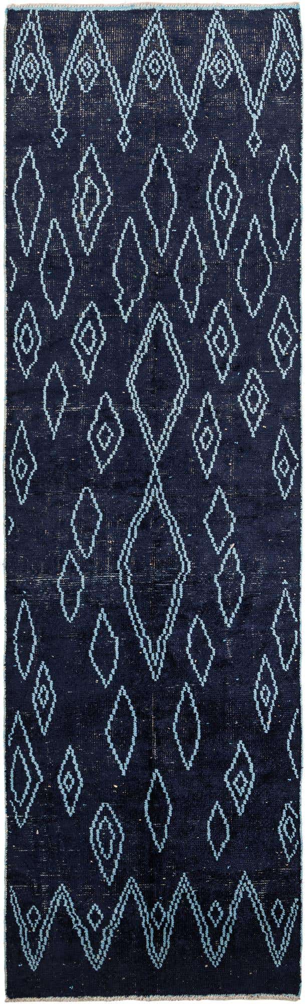 4' 4 x 15' 5 Hand Knotted Moroccan Wool Runner Rug