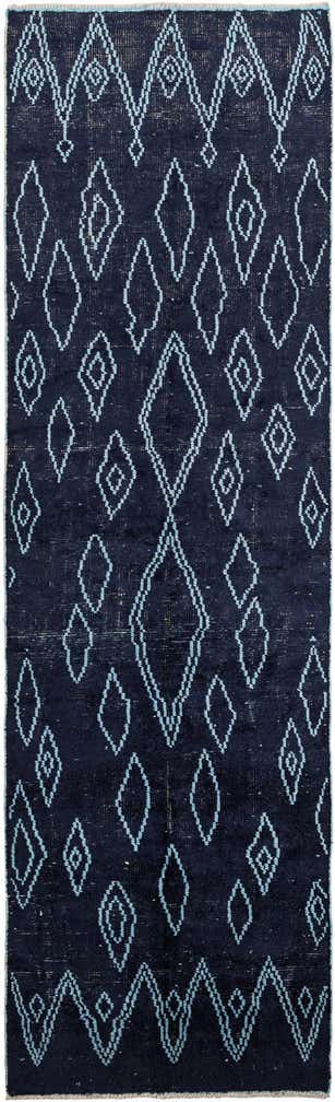 4' 4 x 15' 5 Hand Knotted Moroccan Wool Runner Rug