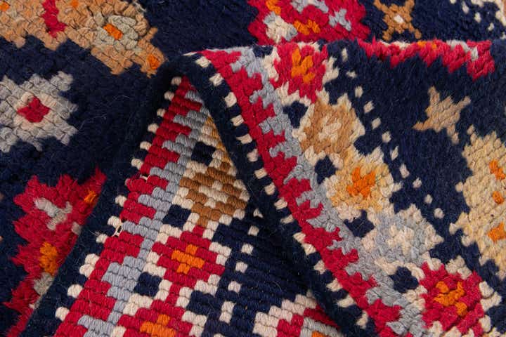 2' 2 x 4' 3 Hand Knotted Moroccan Wool Runner Rug