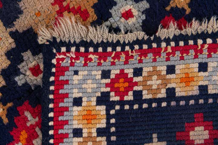 2' 2 x 4' 3 Hand Knotted Moroccan Wool Runner Rug