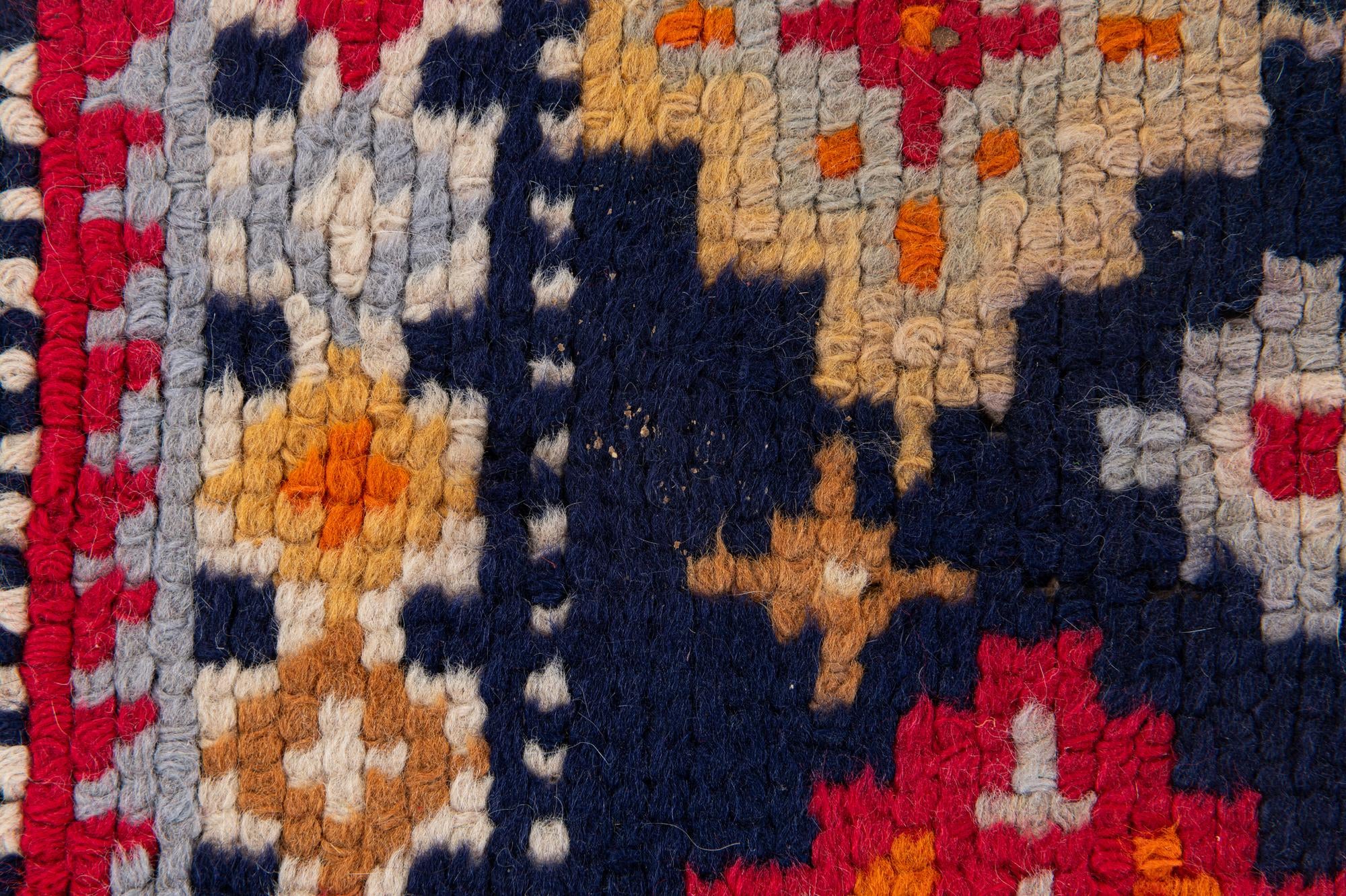 2' 2 x 4' 3 Hand Knotted Moroccan Wool Runner Rug