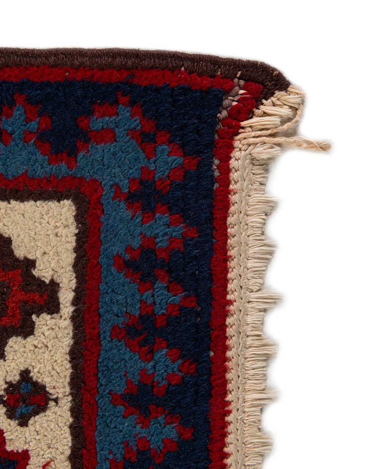 Detail image of 2' 11 x 11' 4  Hand Knotted Moroccan Wool Runner Rug