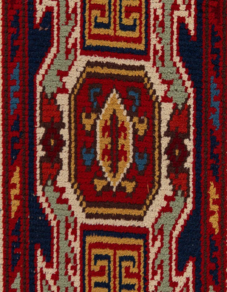 Detail image of 2' 11 x 11' 4  Hand Knotted Moroccan Wool Runner Rug