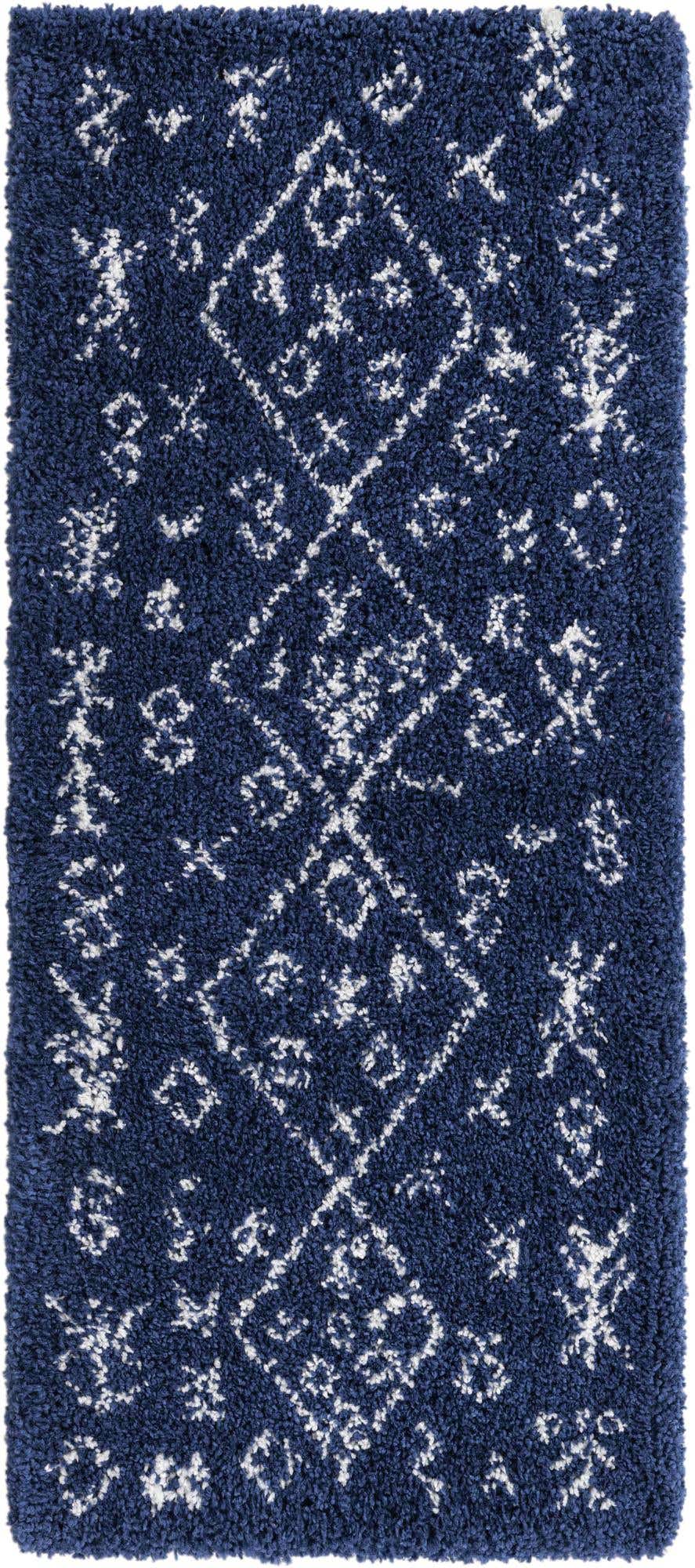 2' 7 x 6' Moroccan Shag Runner Rug