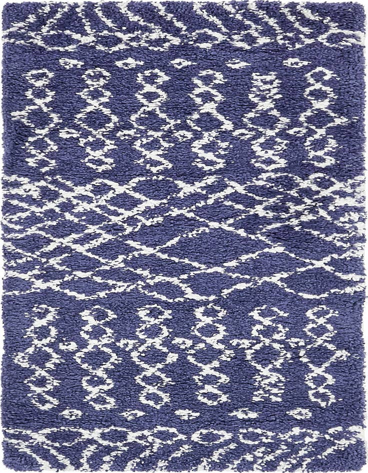 Detail image of 2' 7 x 6' Moroccan Shag Runner Rug