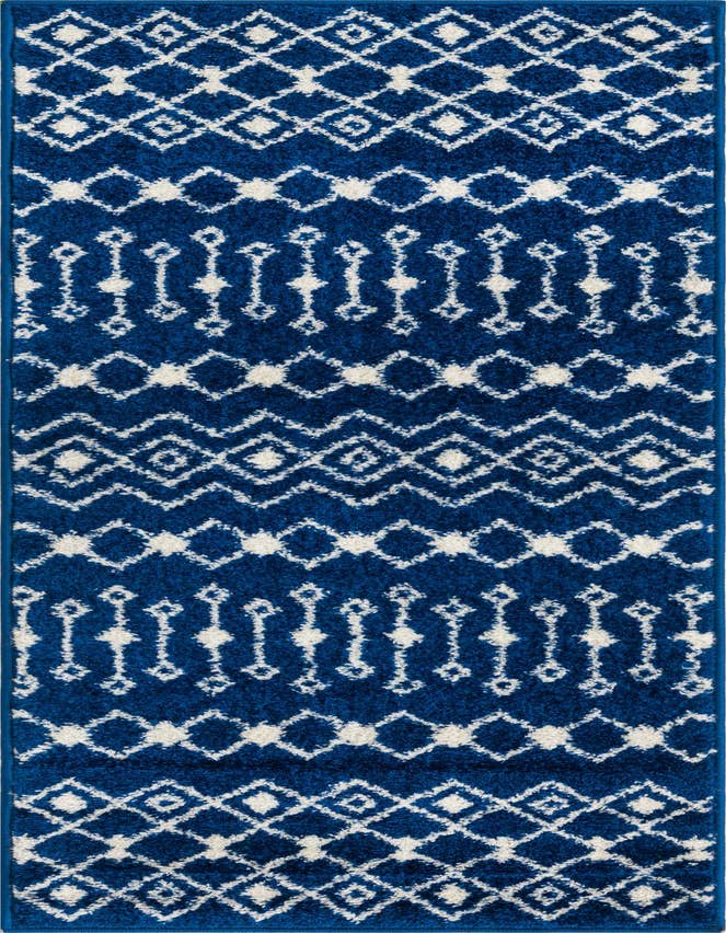 Detail image of 2' x 6' Moroccan Trellis Runner Rug