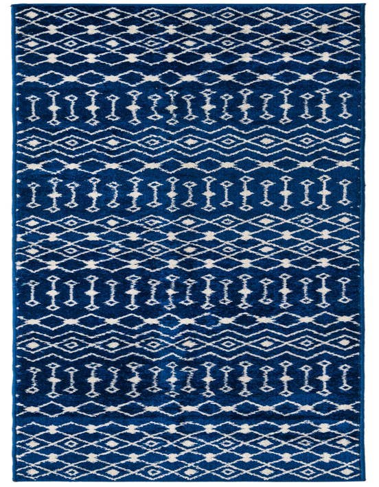 Detail image of 2' 7 x 10' Moroccan Trellis Runner Rug
