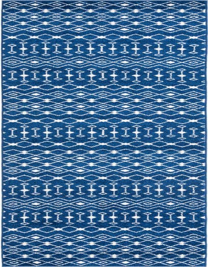 Detail image of 3' 3 x 16' 5 Moroccan Trellis Runner Rug