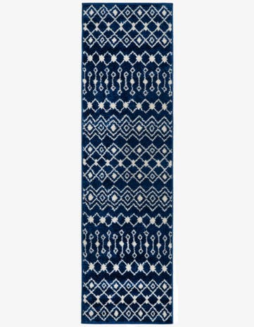 2' x 7' Moroccan Trellis Runner Rug