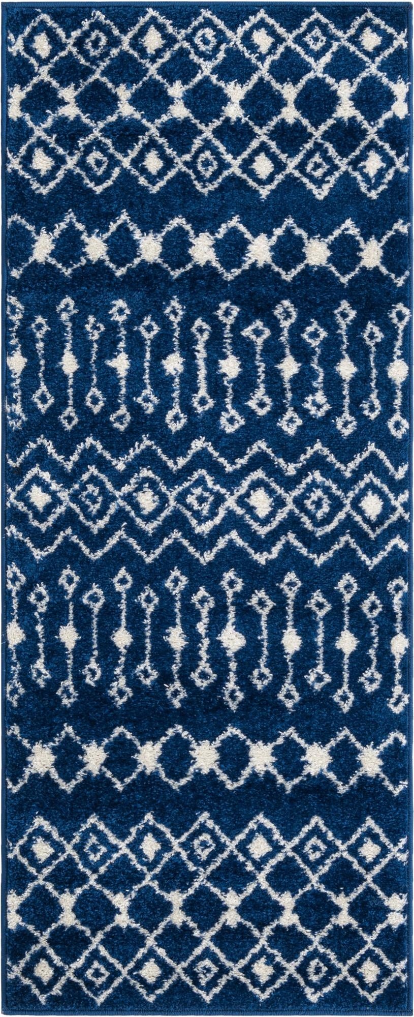 Primary image 2' x 5' 3 Moroccan Trellis Runner Rug