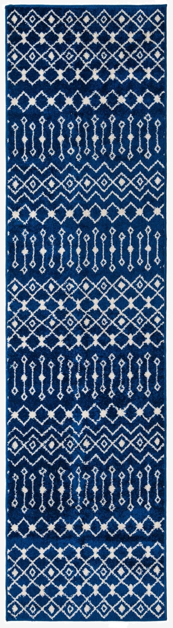 Primary image 2' 7 x 10' Moroccan Trellis Runner Rug