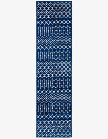 2' 7 x 10' Moroccan Trellis Runner Rug