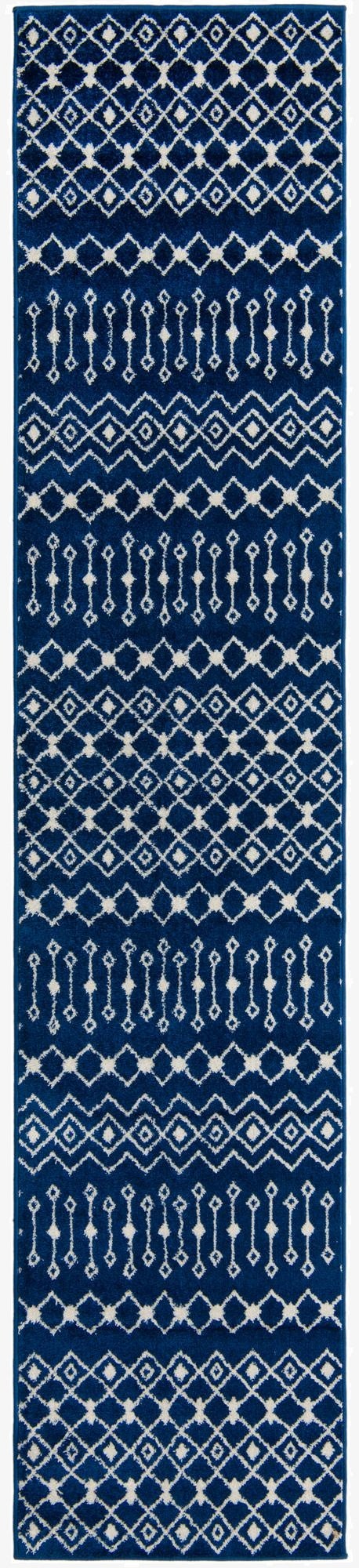 80cm x 365cm Moroccan Trellis Pasillera Alfombra